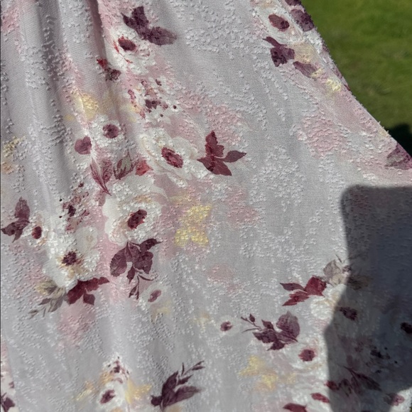 Lovestitch Floral Boho handkerchief hem Romantic Floral Maxi Dress NWT large - Picture 9 of 9